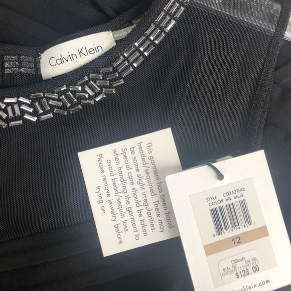 NWT Calvin Klein Ruched Cocktail Dress 💜HP! 💜 Holiday Gift for Her - Picture 3 of 4